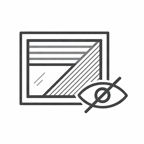 Sonnenschutz bietet Sichtschutz und Blendschutz für Fenster